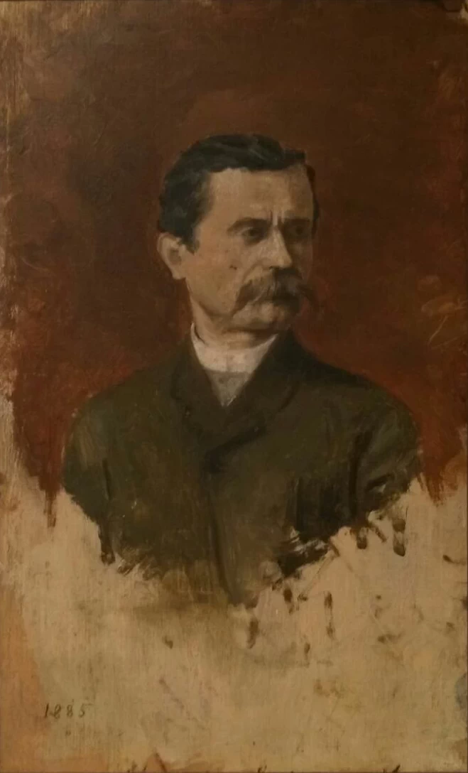 Ritratto del padre - Museo Giorgio Kienerk, Fauglia, Pisa